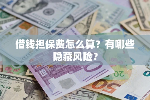 北京借钱担保费怎么算？有哪些隐藏风险？
