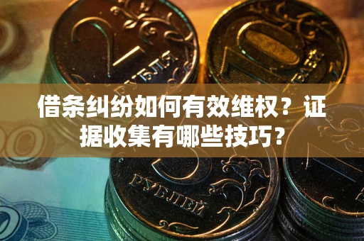 北京借条纠纷如何有效维权？证据收集有哪些技巧？