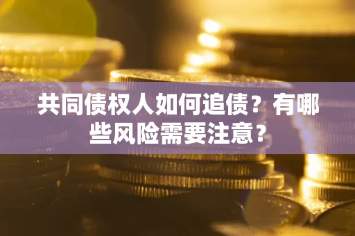 北京共同债权人如何追债？有哪些风险需要注意？